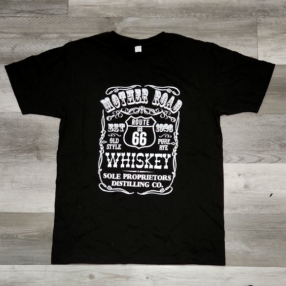 cotton kingdom Other - Black Route 66 Motorcycle T-Shirt Mens M